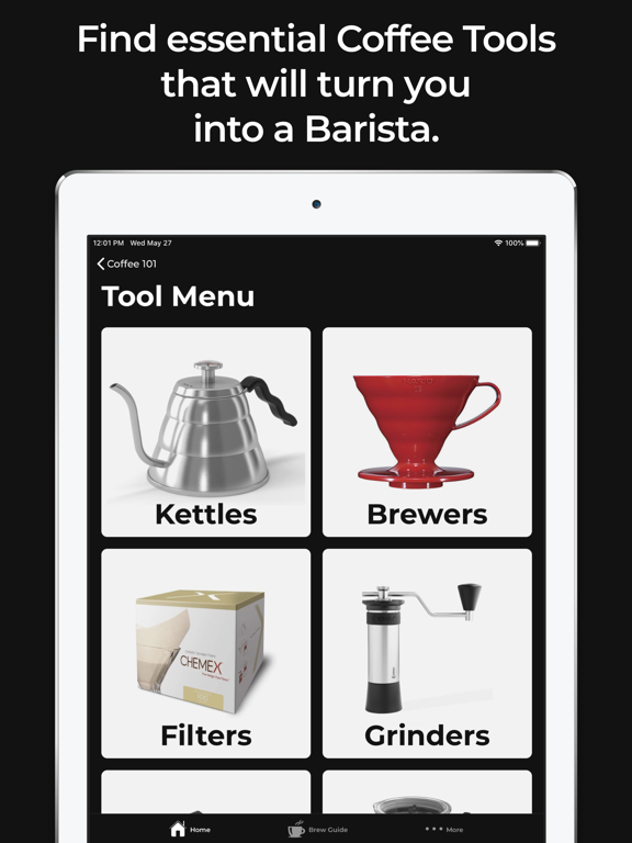 Coffee 101 iPad screenshot 7 - Food & Drink app