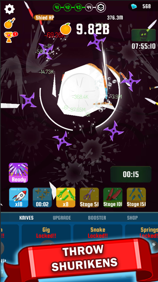 #5. Idle Knife: Slash The Fruits (iOS) Podle: vmoga