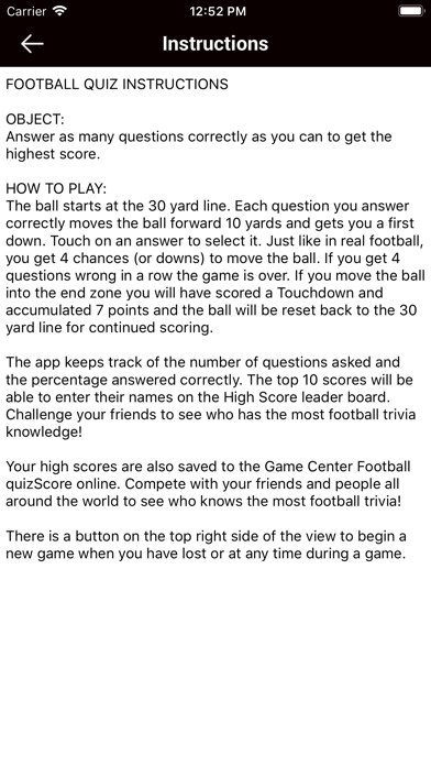 Pro Football Trivia Quiz screenshot 2