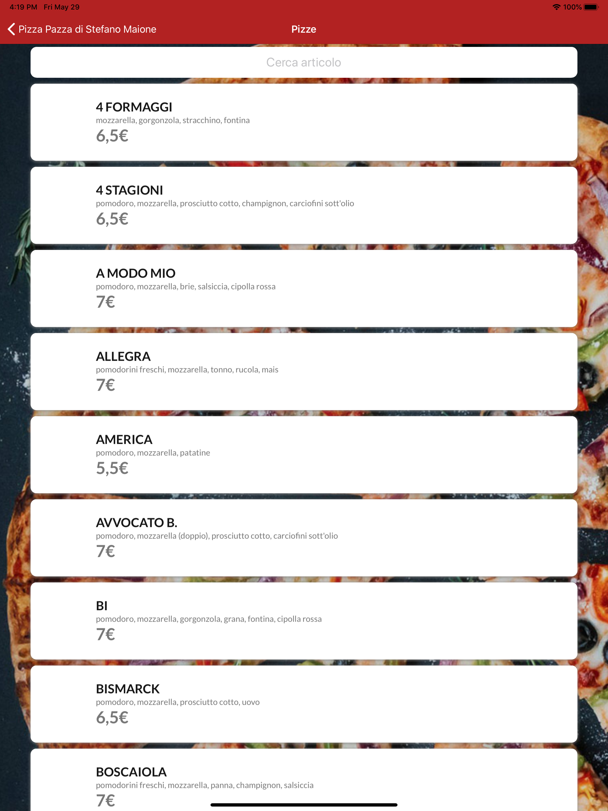 Pizza Pazza di Loris Garanzini