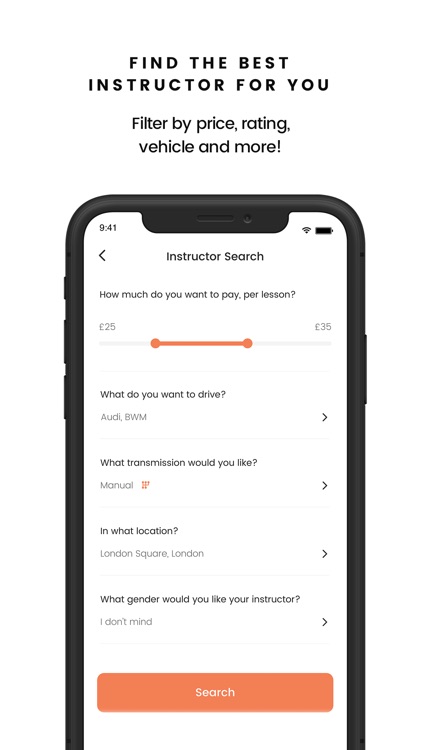 Learnr - Book Driving Lessons