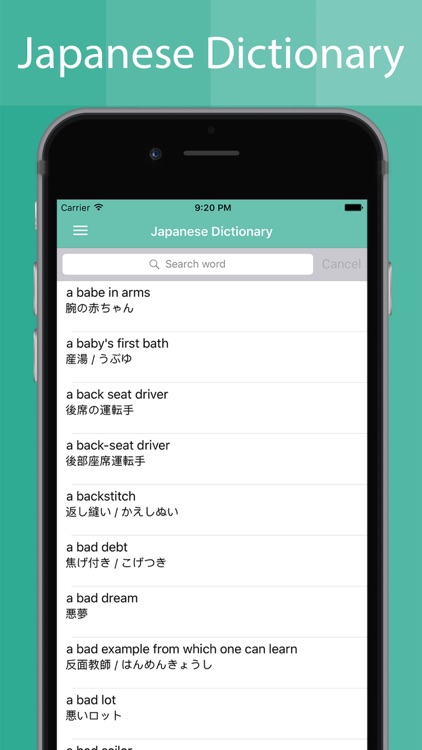 Japanese Dictionary Offline