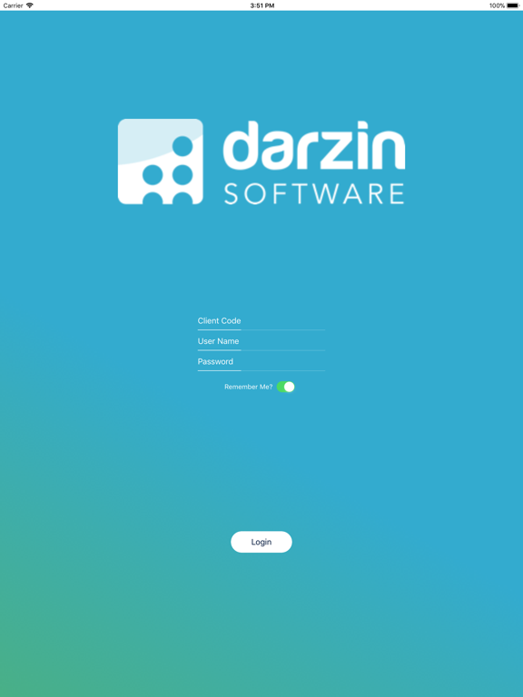 Darzin iPad screenshot 1 - Business app