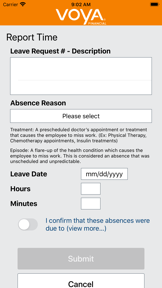 Voya Absence Resources screenshot