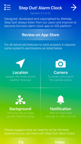Step Out! Smart Alarm Clock screenshot