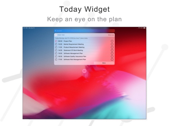 Today Task - Daily Planner iPad screenshot 6 - Productivity app