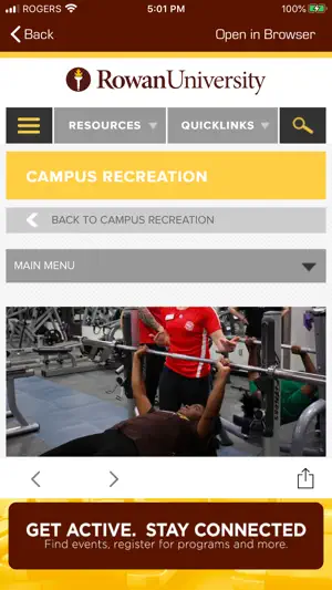 Rowan Campus Recreation screenshot 2