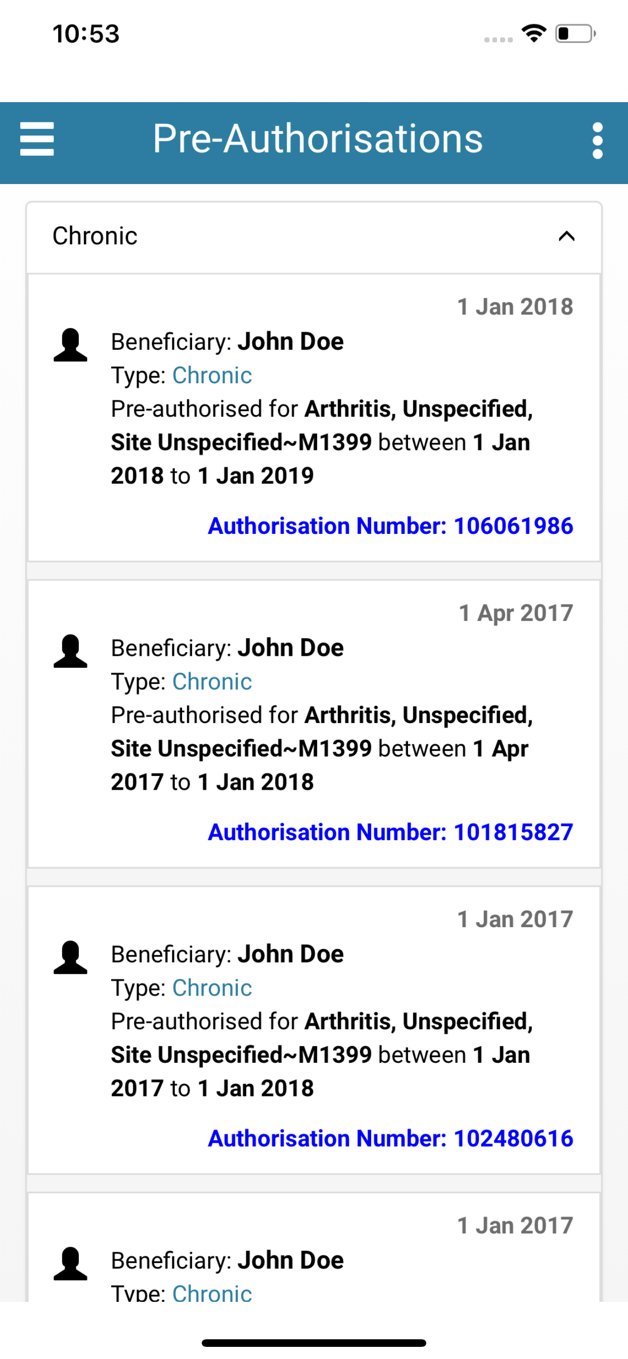 Transmed Medical Fund screenshot 5