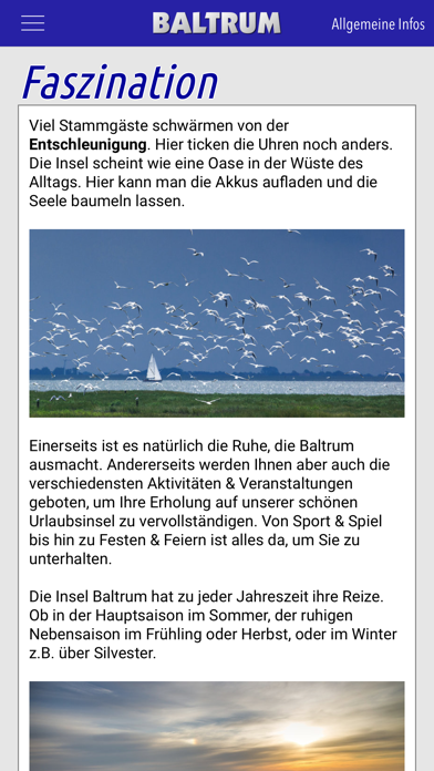 Baltrum App Screenshot