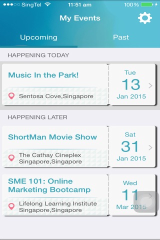 EventNook screenshot 2