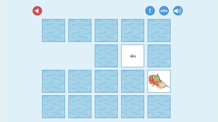 ABC-klubben: ABC-memo Lite