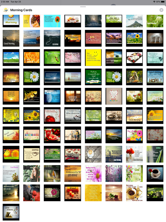 Screenshot #4 for Morning Cards