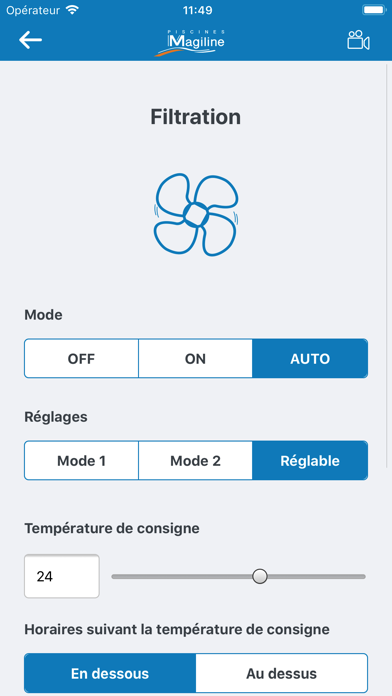 Screenshot #2 pour iMAGI La Piscine Intelligente