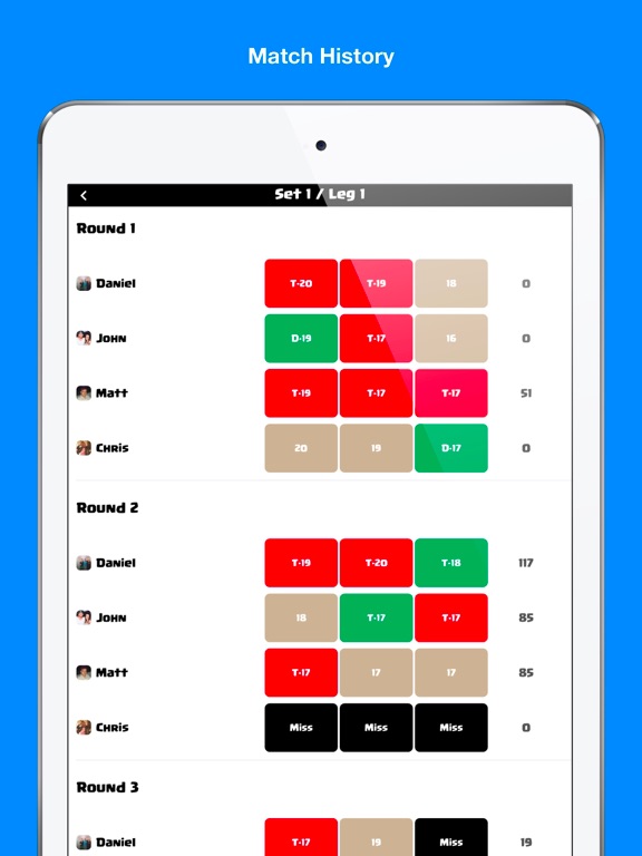 Dart Scorer Cricket and X01 iPad screenshot 6 - Sports app