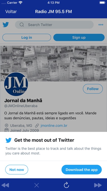 Rádio JM 95.5 FM. screenshot-4