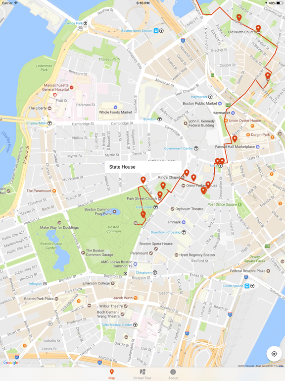 Boston - Freedom Trail iPad screenshot 5 - Travel app