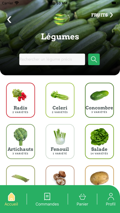 Saveurs Primeur Screenshot