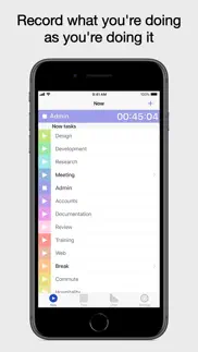 now then time tracking iPhone Captures Décran 3
