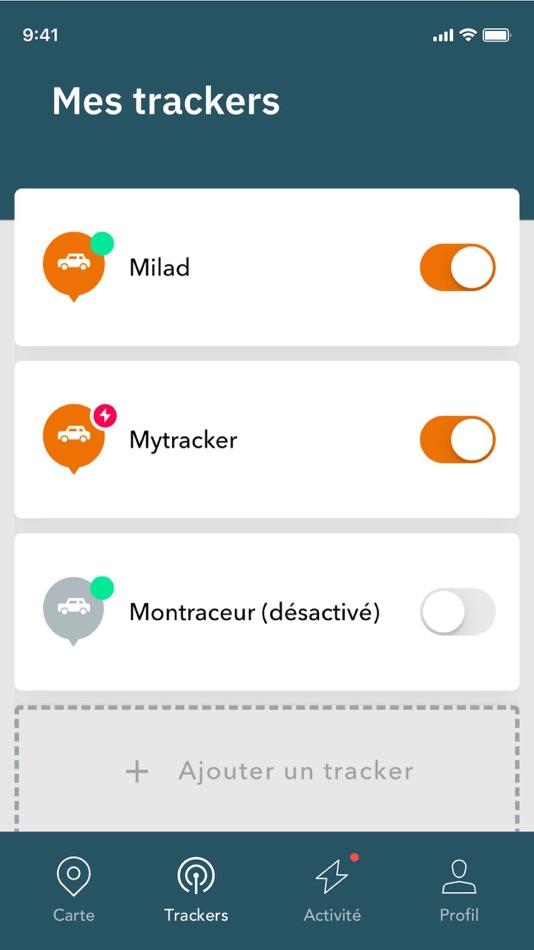 #6. TRAKmy (iOS) 由: La Bonne Agence