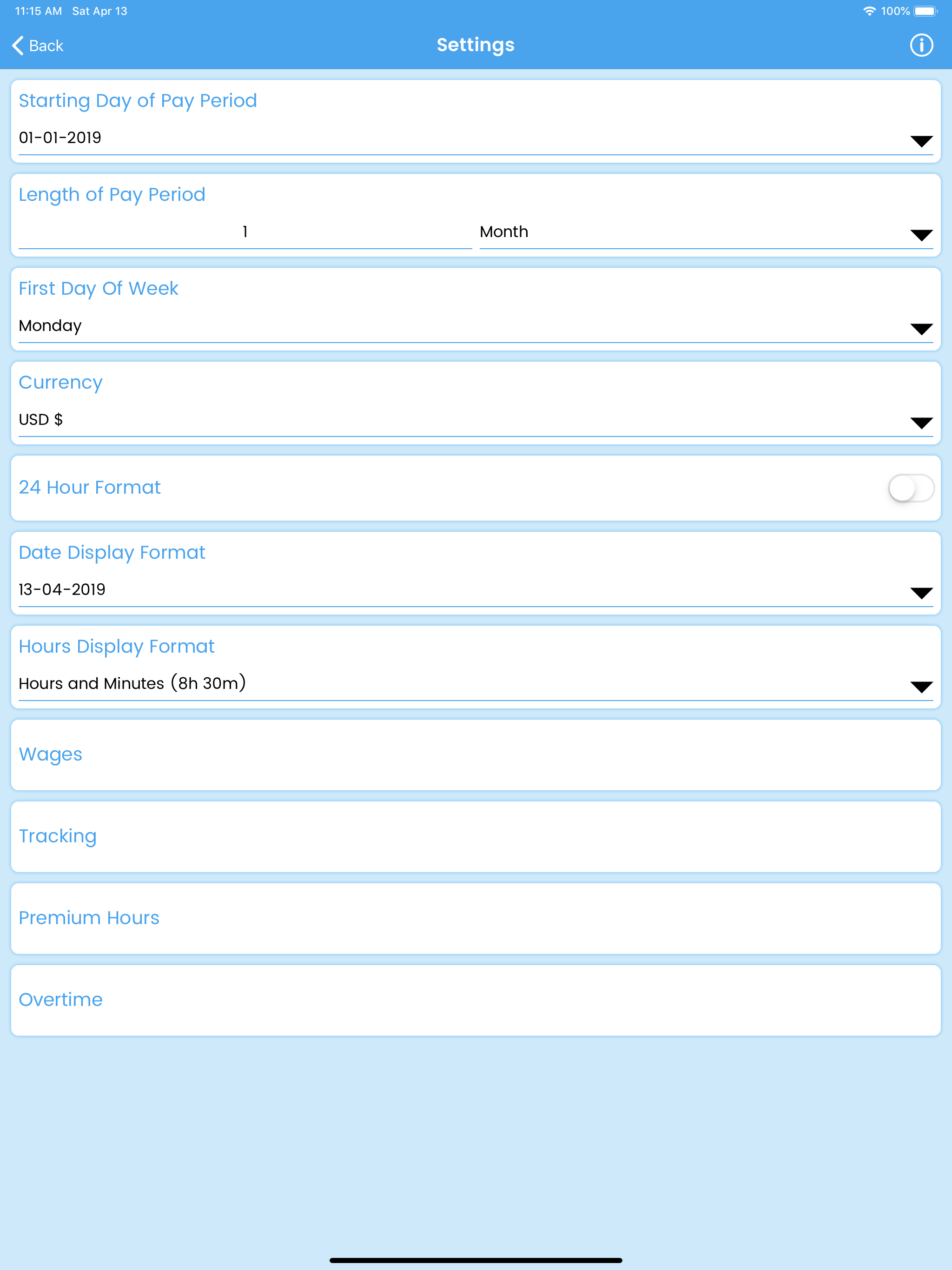 WorkLog - Shift Hours Tracking