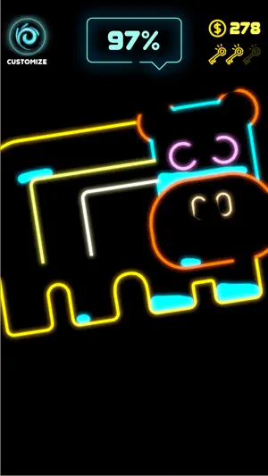 Neon Splash screenshot 1