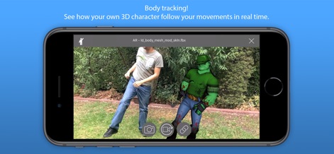 Artist 3D Viewer - Grâce à la technologie de suivi corporel, l'application réplique les mouvements humains avec un modèle 3D en temps réel, offrant une interaction physique inédite.