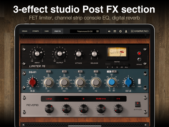Hammond B-3X iPad app afbeelding 4