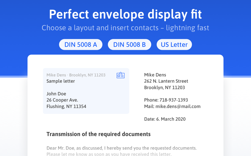 EasyLetter - Write letters screenshot 4