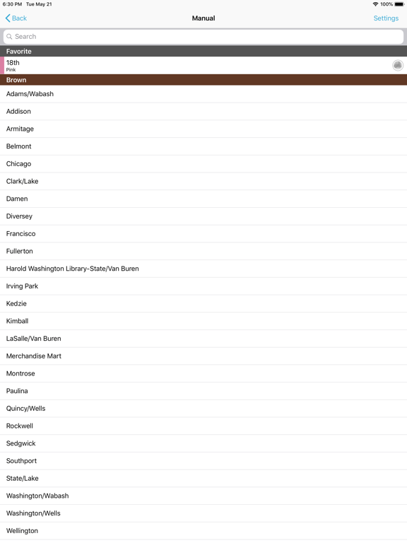 QuickTrain iPad screenshot 3 - Navigation app