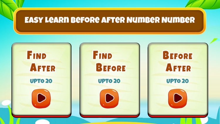 Easy Learn Before After Number