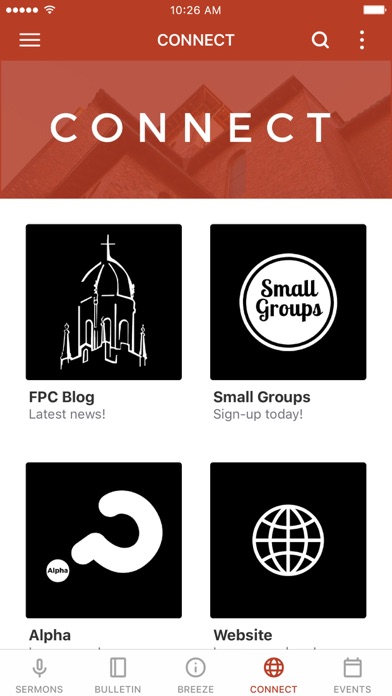 First Pres Church of Tacoma Screenshot