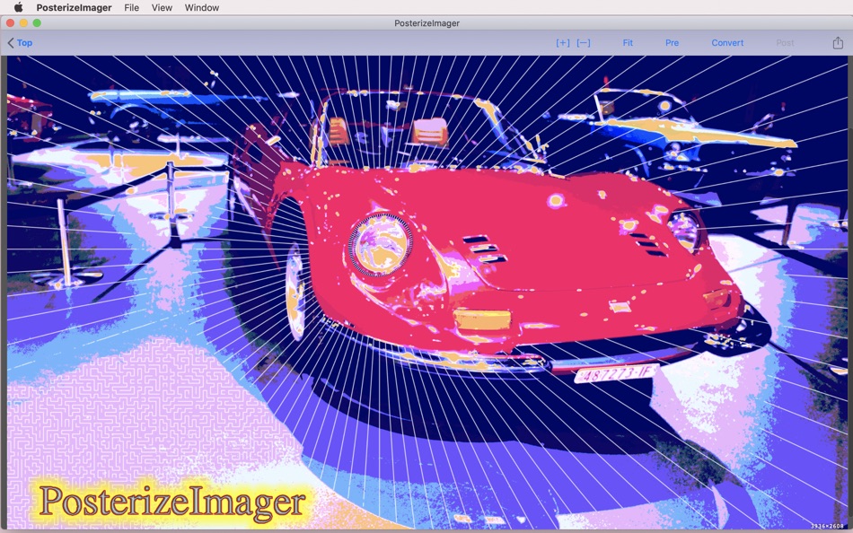 #7. PosterizeImager (macOS) 由: NOBORU IMAI