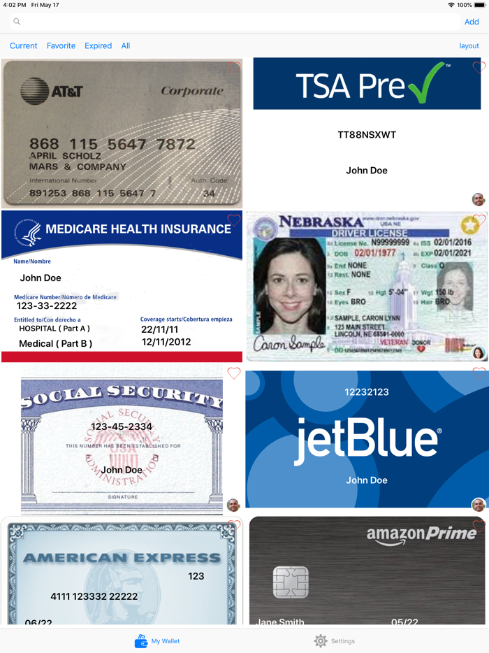 My Wallet Uncluttered