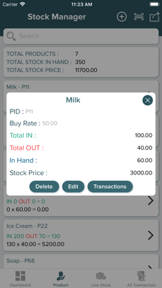 Simple Stock Manager screenshot 5