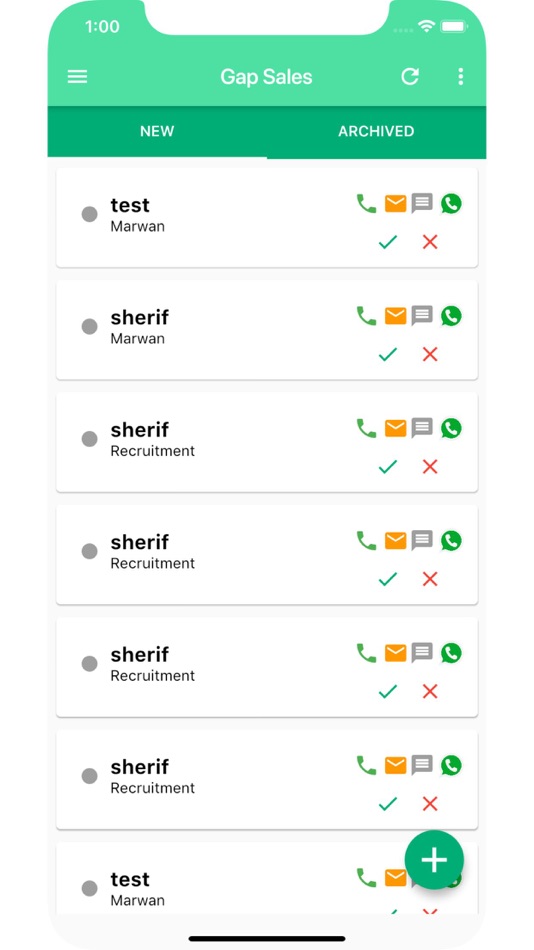 #2. Gap Cloud - Sales App (iOS) 由: Gap Cloud