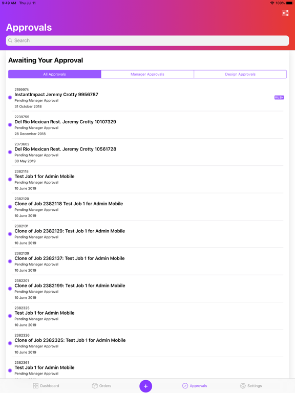 Instant Impact iPad screenshot