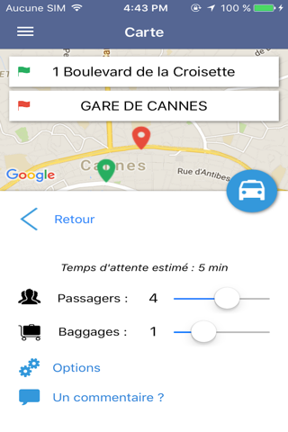 Taxi Côte d'Azur screenshot 3