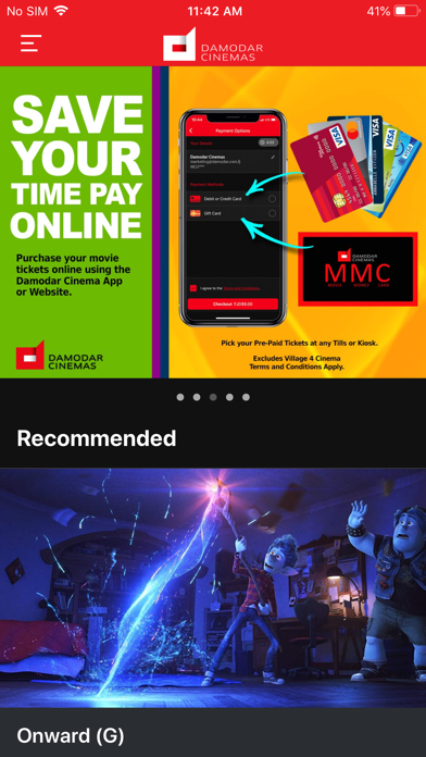 Damodar Cinemas Screenshot