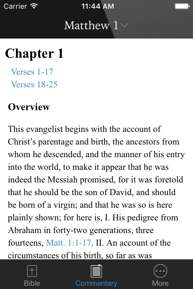 Matthew Henry Commentary MHC screenshot 3