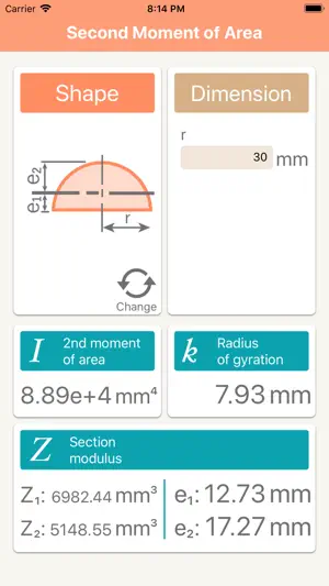 Second Moment of Area screenshot 4