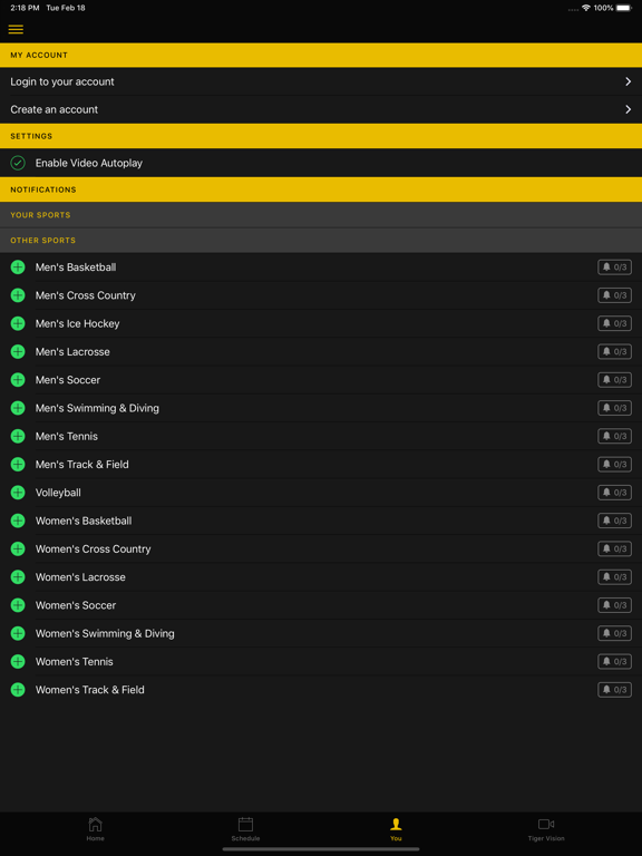 Colorado College Tigers iPad screenshot 3 - Sports app