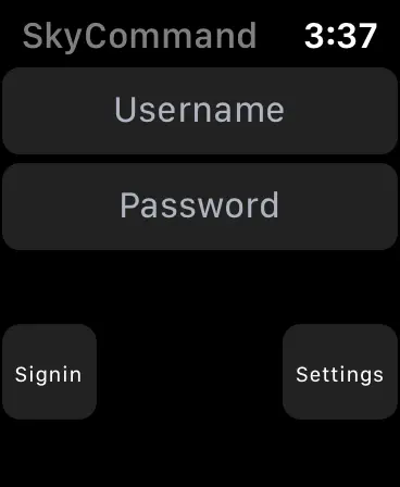 Screenshot #1 pour SkyCommand Watch