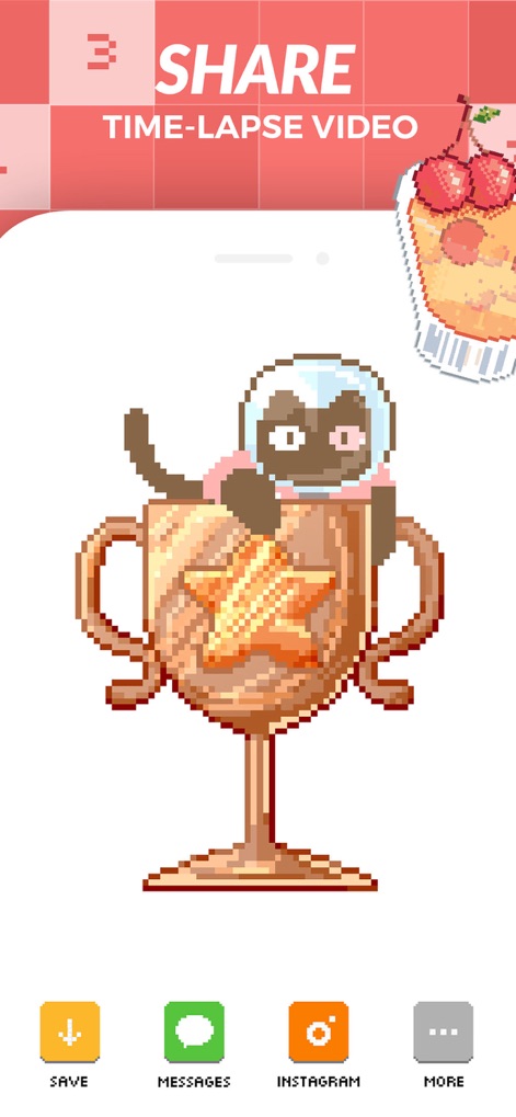 Color By Number! Pixel Art - color-by-number-pixel-art-share-feature