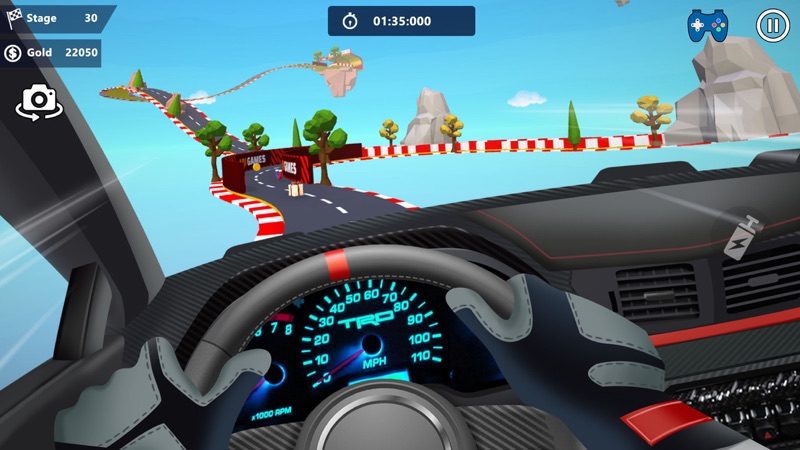 Car Stunts 3D - Sky Parkour screenshot 6