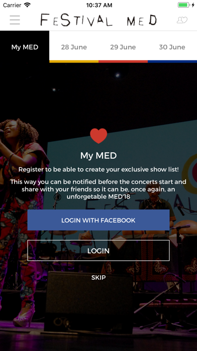 How to cancel & delete Festival MED from iphone & ipad 1