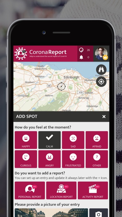 CoronaReport Screenshot