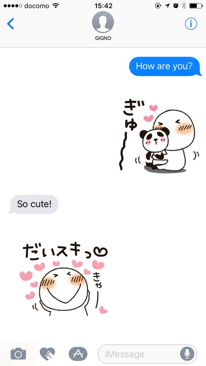 Stick figures love version