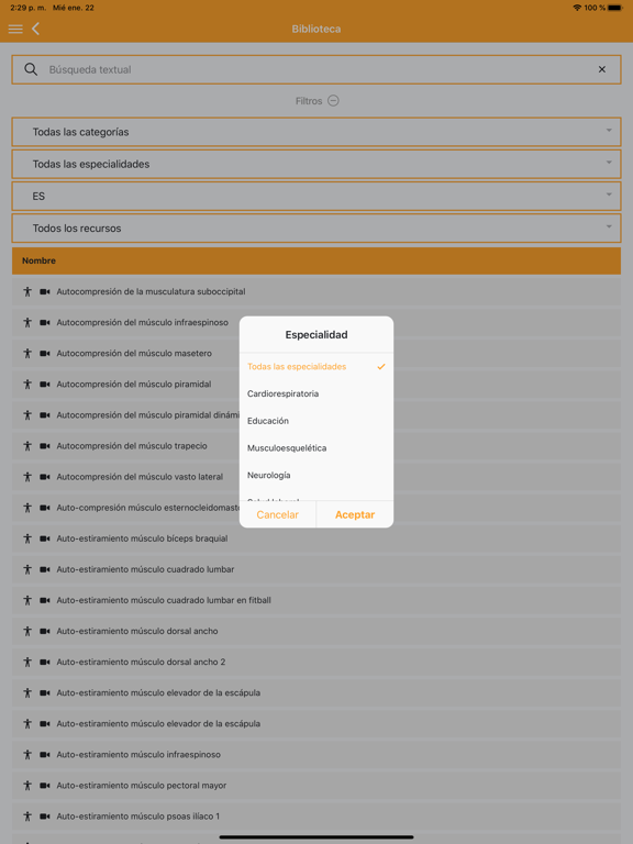 HEFORA iPad screenshot