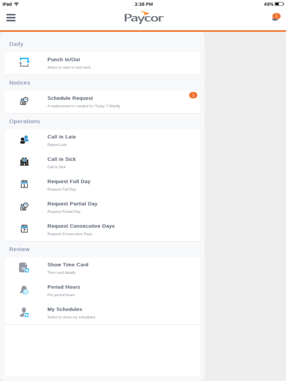 Screenshot #6 pour Paycor Time on Demand:Employee