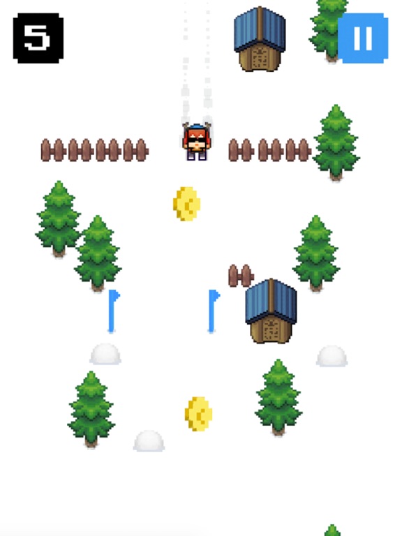 Screenshot #6 pour Retro Ski 3000